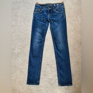 Miss Me Blue Skinny Jeans Stretch Denim Pants